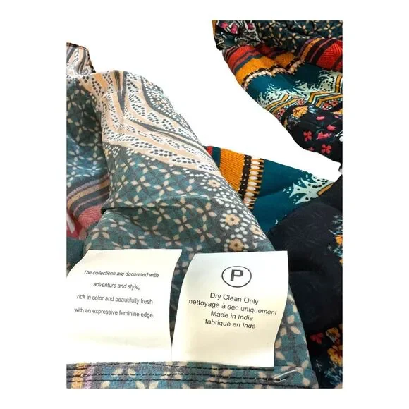 ANTHROPOLOGIE WOMENS BOHO BLOUSE SMALL MULTICOLOR BEADED SEQUIN FLORAL PRINT - Picture 9 of 16